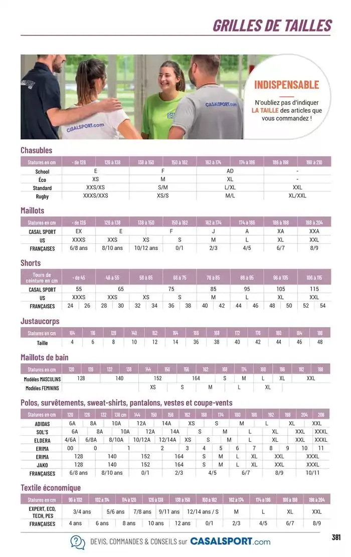 ÉQUIPEMENT SPORTIF du 6 mars au 31 décembre 2025 - Catalogue page 353