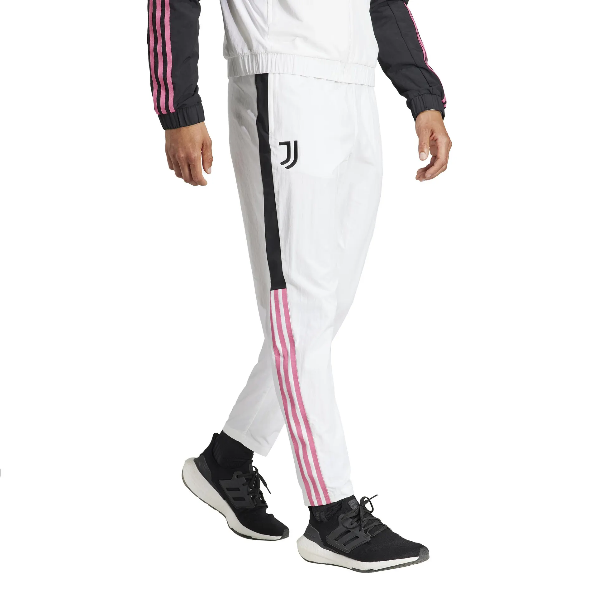 Pantalon de survêtement Juventus 2023/2024 - Blanc/Noir/Rose