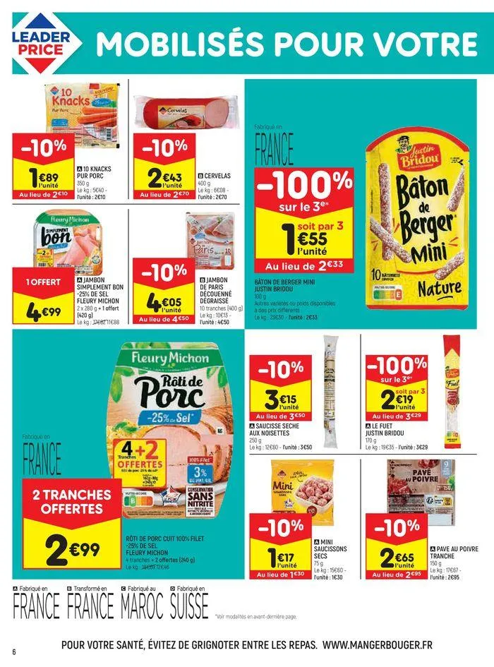 FRAPPE FORT SUR LES PRIX du 11 juin au 23 juin 2024 - Catalogue page 6