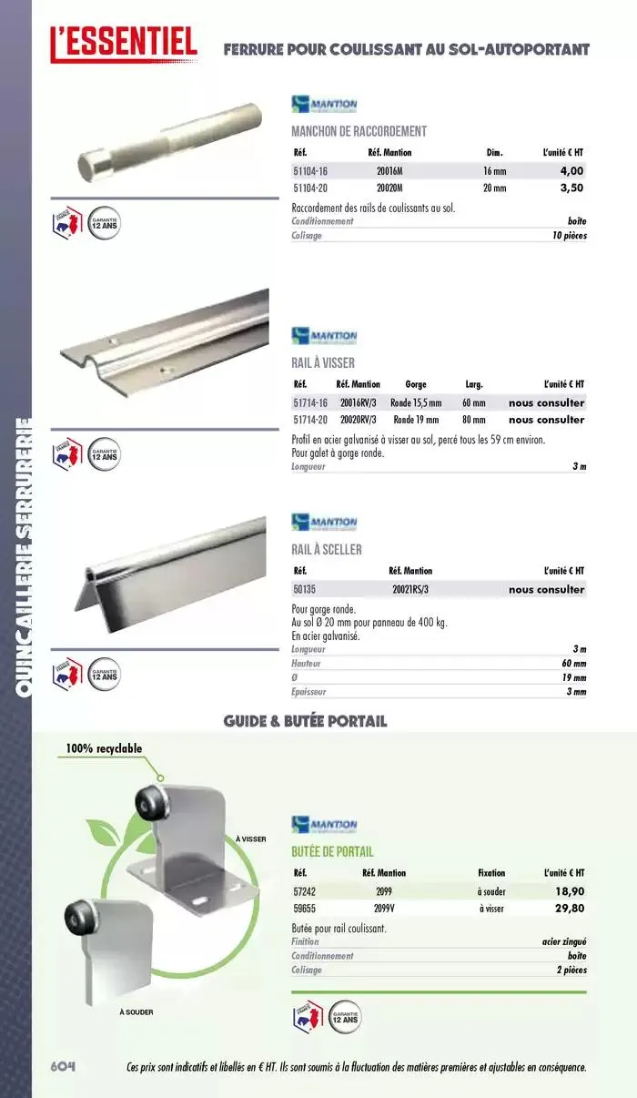 Essentiel Industrie 2025 du 3 janvier au 31 décembre 2025 - Catalogue page 606