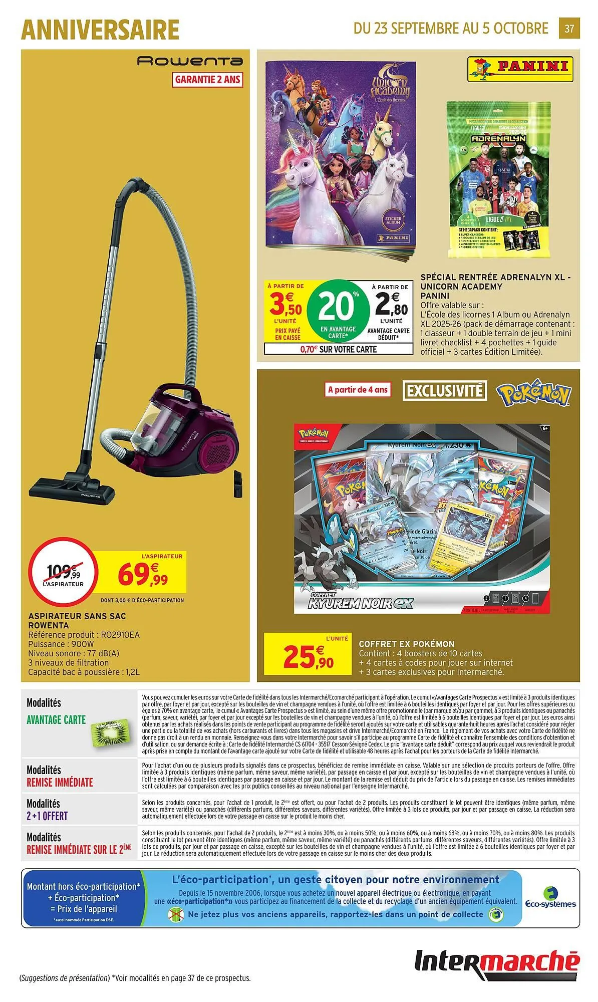 Catalogue Intermarché du 23 septembre au 5 octobre 2025 - Catalogue page 37