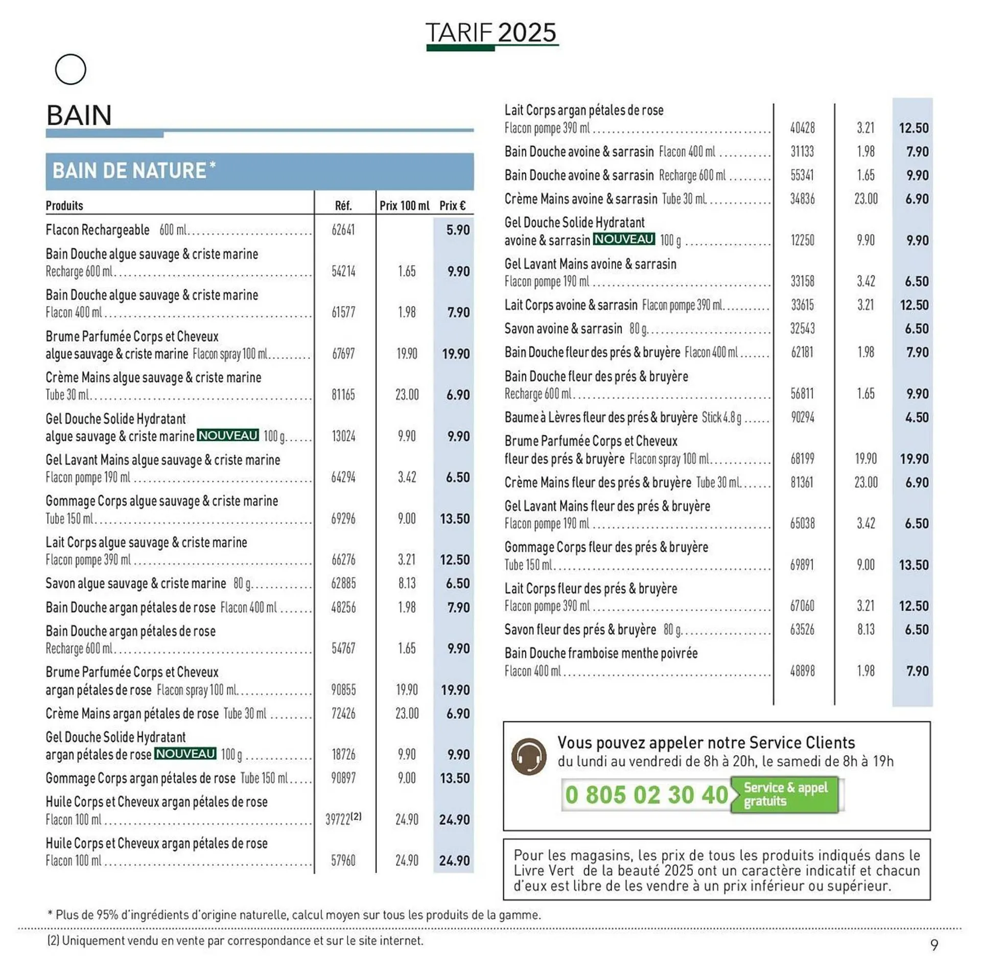 Catalogue Yves Rocher du 23 avril au 31 décembre 2025 - Catalogue page 9