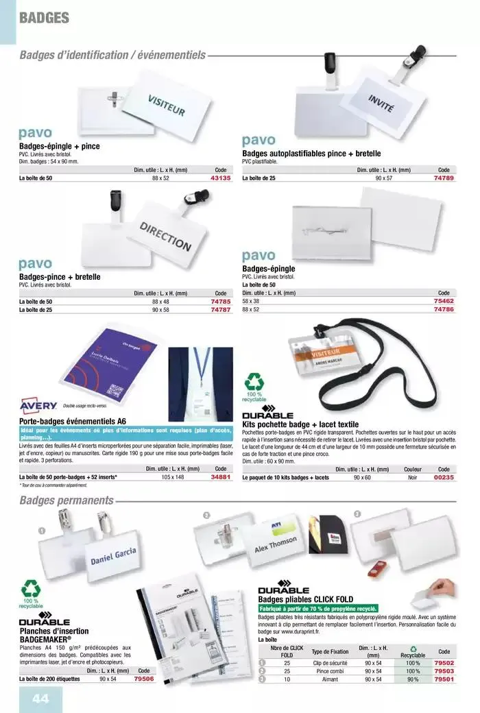 Catalogue Entreprises 2025 du 13 janvier au 31 décembre 2025 - Catalogue page 46