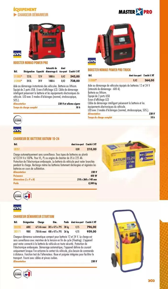 Essentiel Batiment 2025 du 3 janvier au 31 décembre 2025 - Catalogue page 305