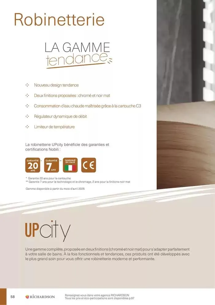 Collections Exclusives 2025 du 11 avril au 31 décembre 2025 - Catalogue page 58