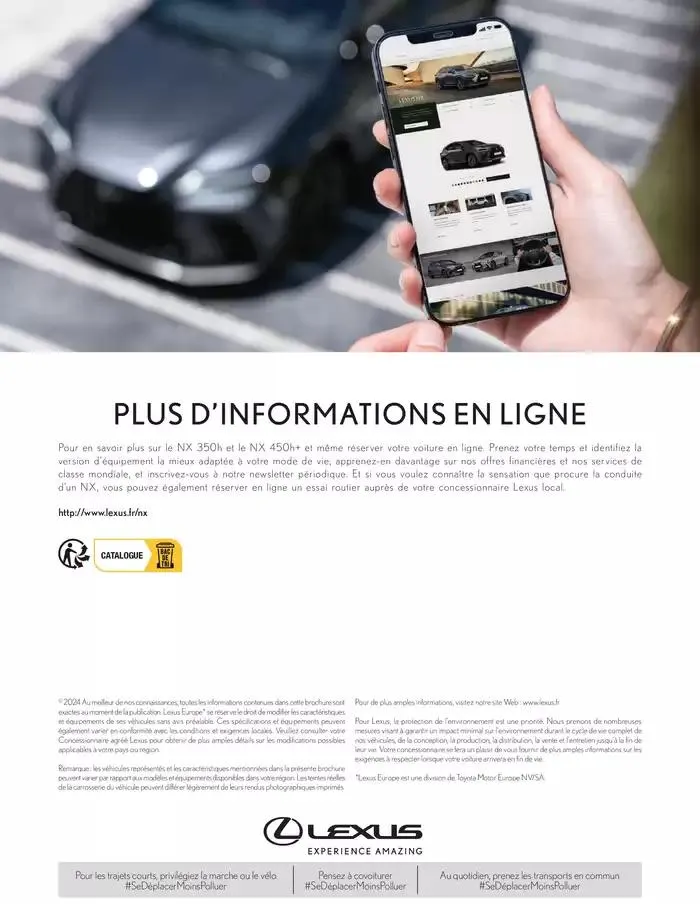 Lexus NX du 27 mars au 27 mars 2026 - Catalogue page 64