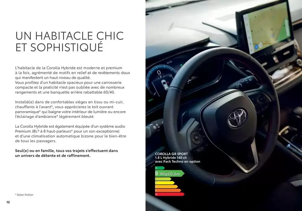 Toyota Corolla  du 11 février au 11 février 2026 - Catalogue page 12