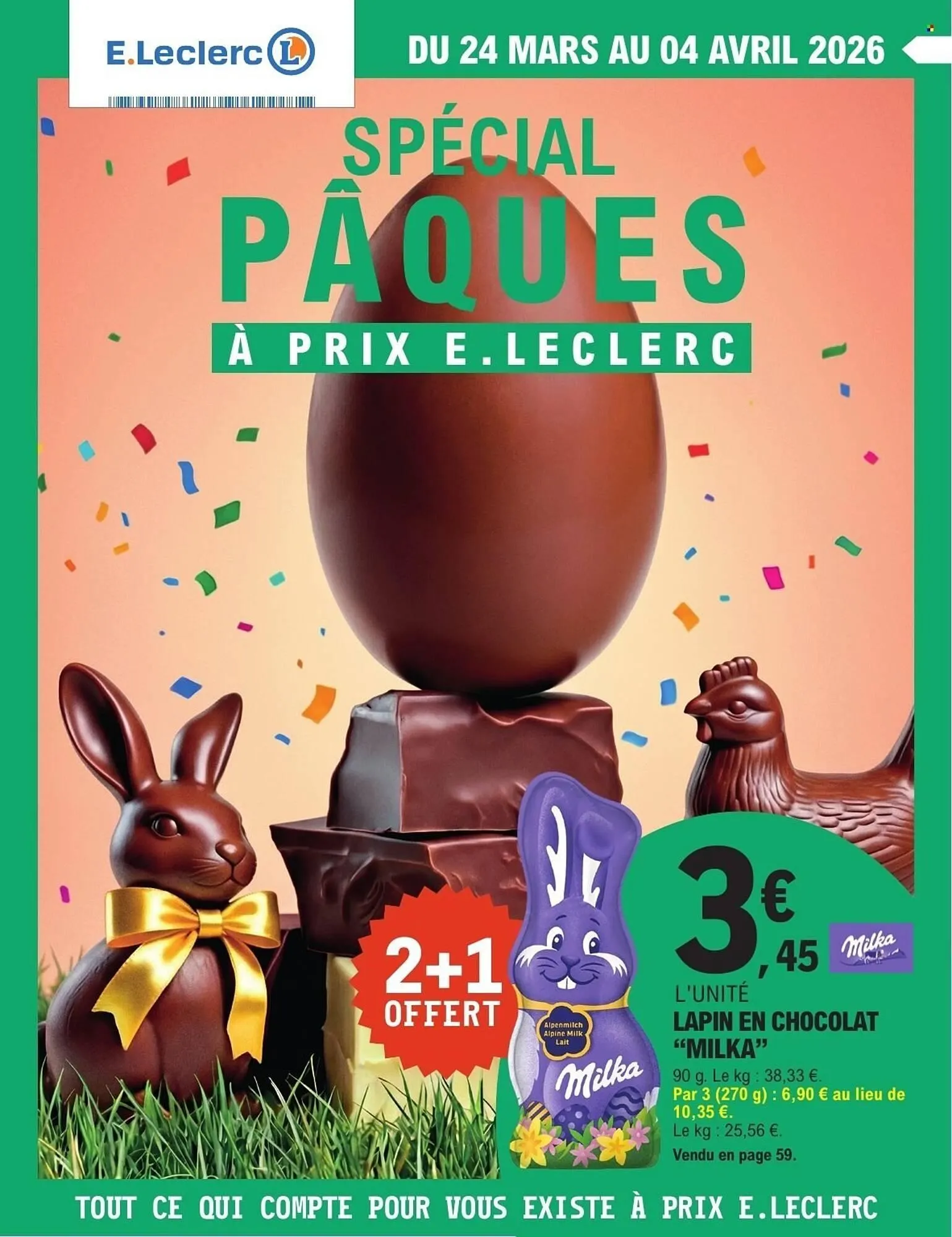 Catalogue E.Leclerc du 24 mars au 4 avril 2026 - Catalogue page 1