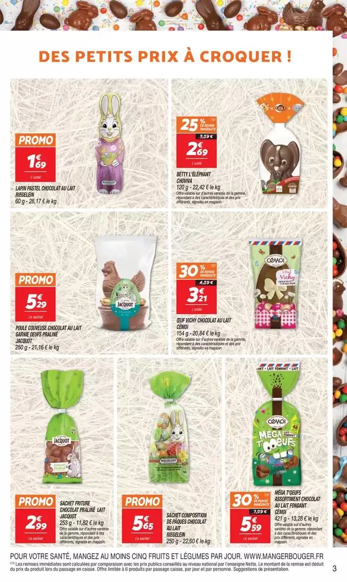 SEMAINE PROCHAINE : SPÉCIAL PÂQUES du 15 avril au 21 avril 2025 - Catalogue page 3