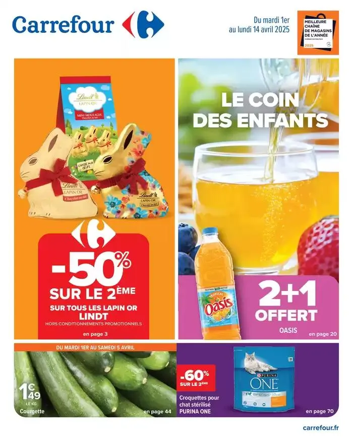 LE COIN DES ENFANTS du 1 avril au 14 avril 2025 - Catalogue page 1