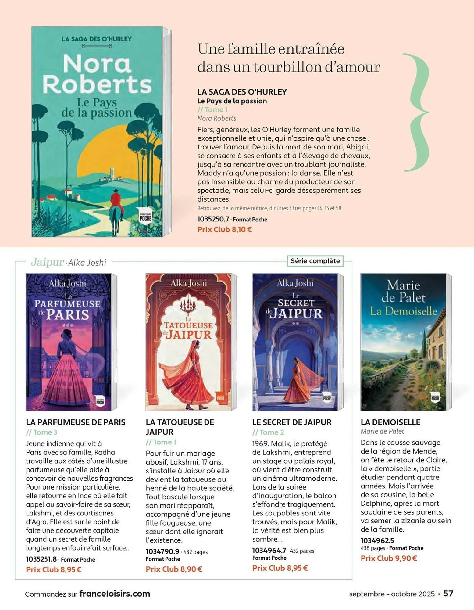 Catalogue France Loisirs du 1 septembre au 31 octobre 2025 - Catalogue page 57