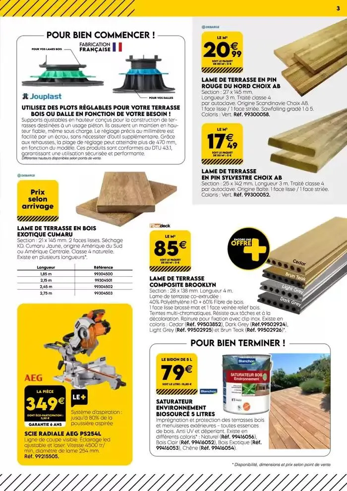 TOUT POUR LES BEAUX JOURS AJIMATERIAUX Mars 2025 du 3 mars au 31 mars 2025 - Catalogue page 3