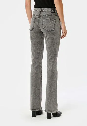Jean bootcut gris Femme