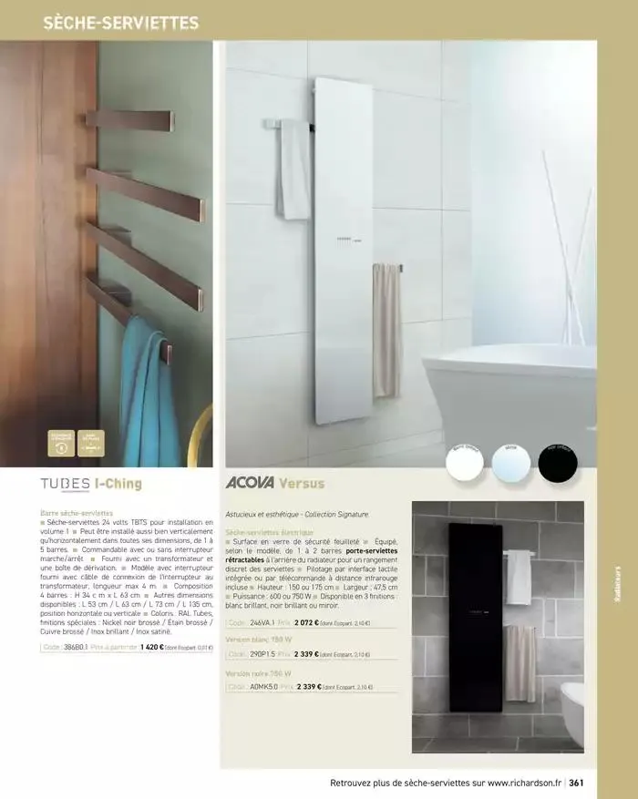 SALLE DE DE BAINS ET CARRELAGE 2025 du 11 avril au 31 décembre 2025 - Catalogue page 363
