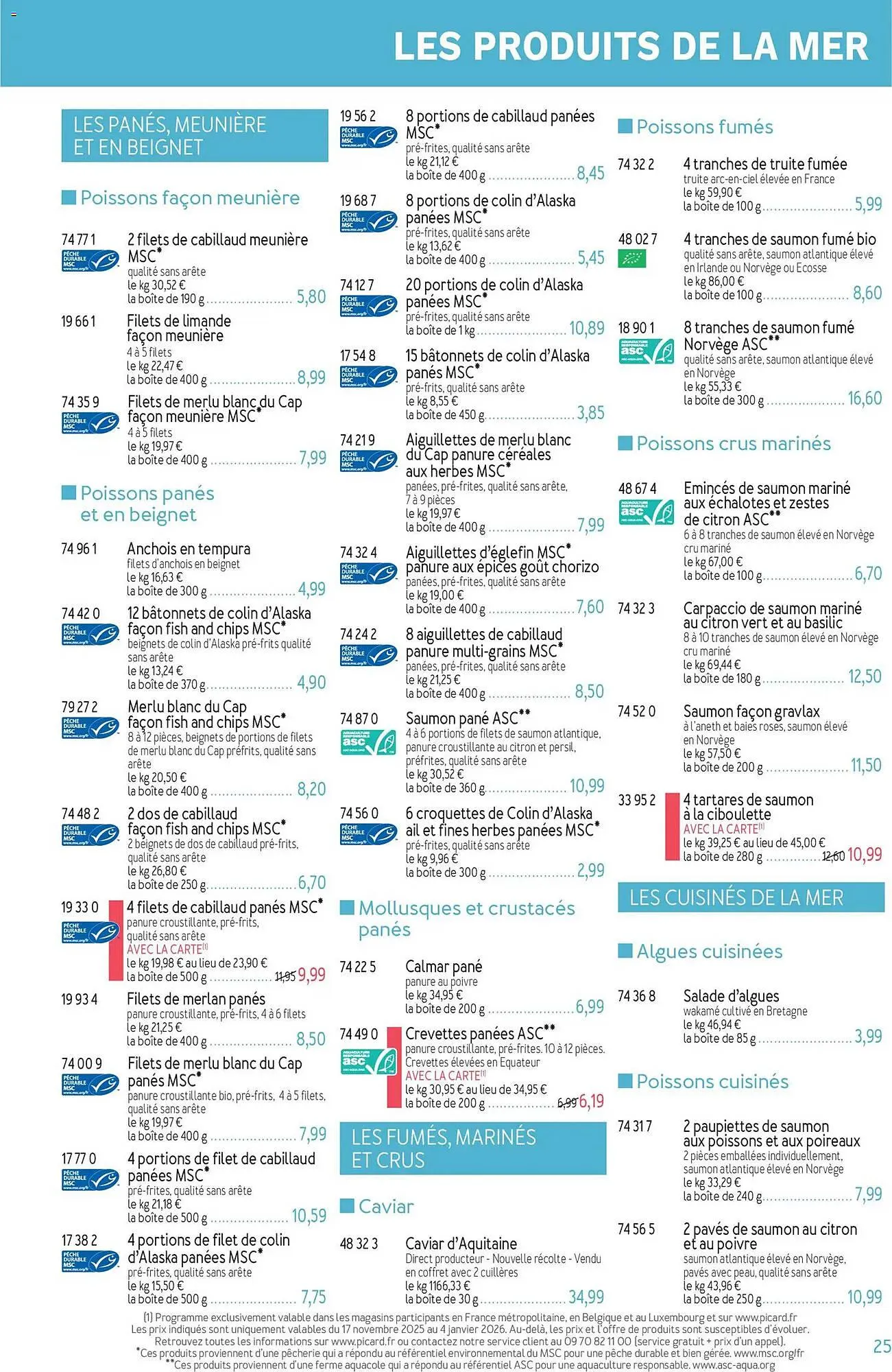 Catalogue Picard du 17 novembre au 4 janvier 2026 - Catalogue page 25
