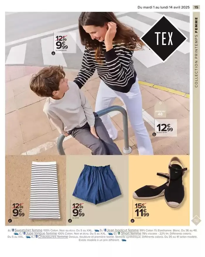 TEXTILE SPÉCIAL PRINTEMPS 2 du 1 avril au 14 avril 2025 - Catalogue page 17