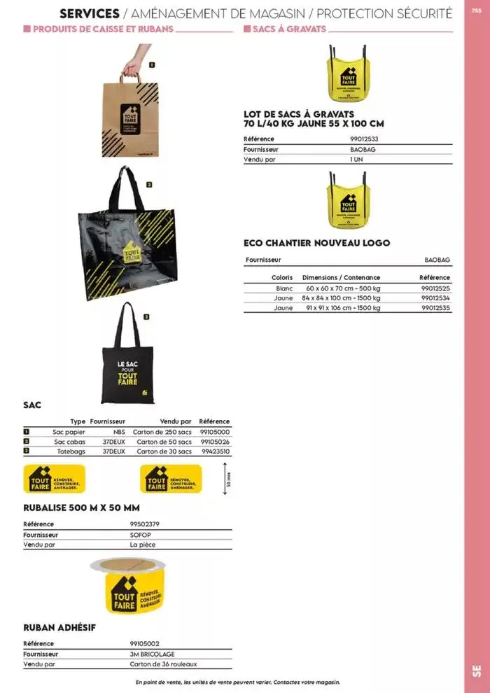 Tout faire +de 15 000 Produits du 17 décembre au 30 juin 2025 - Catalogue page 727