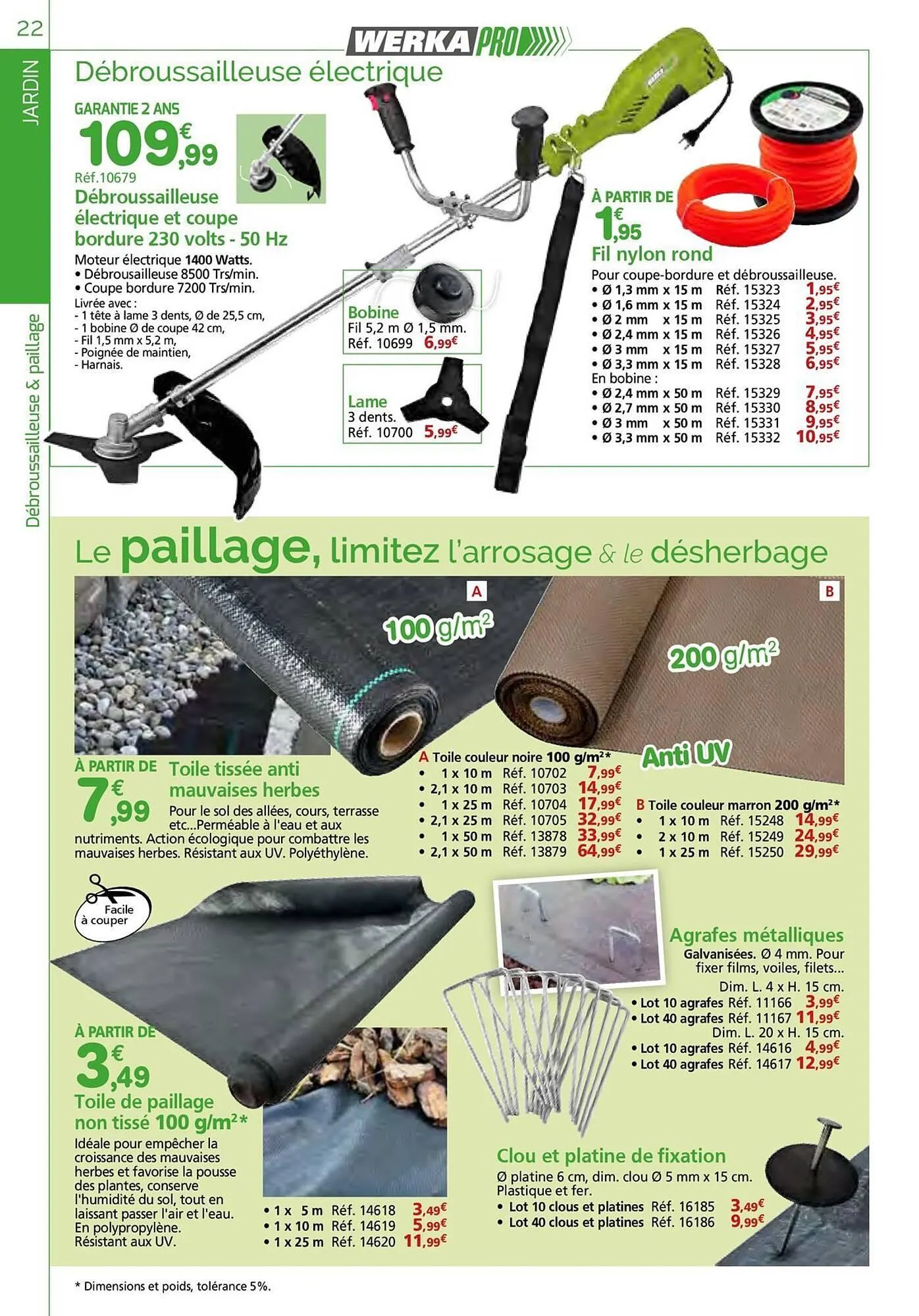 Catalogue Provence Outillage du 9 septembre au 30 novembre 2025 - Catalogue page 22