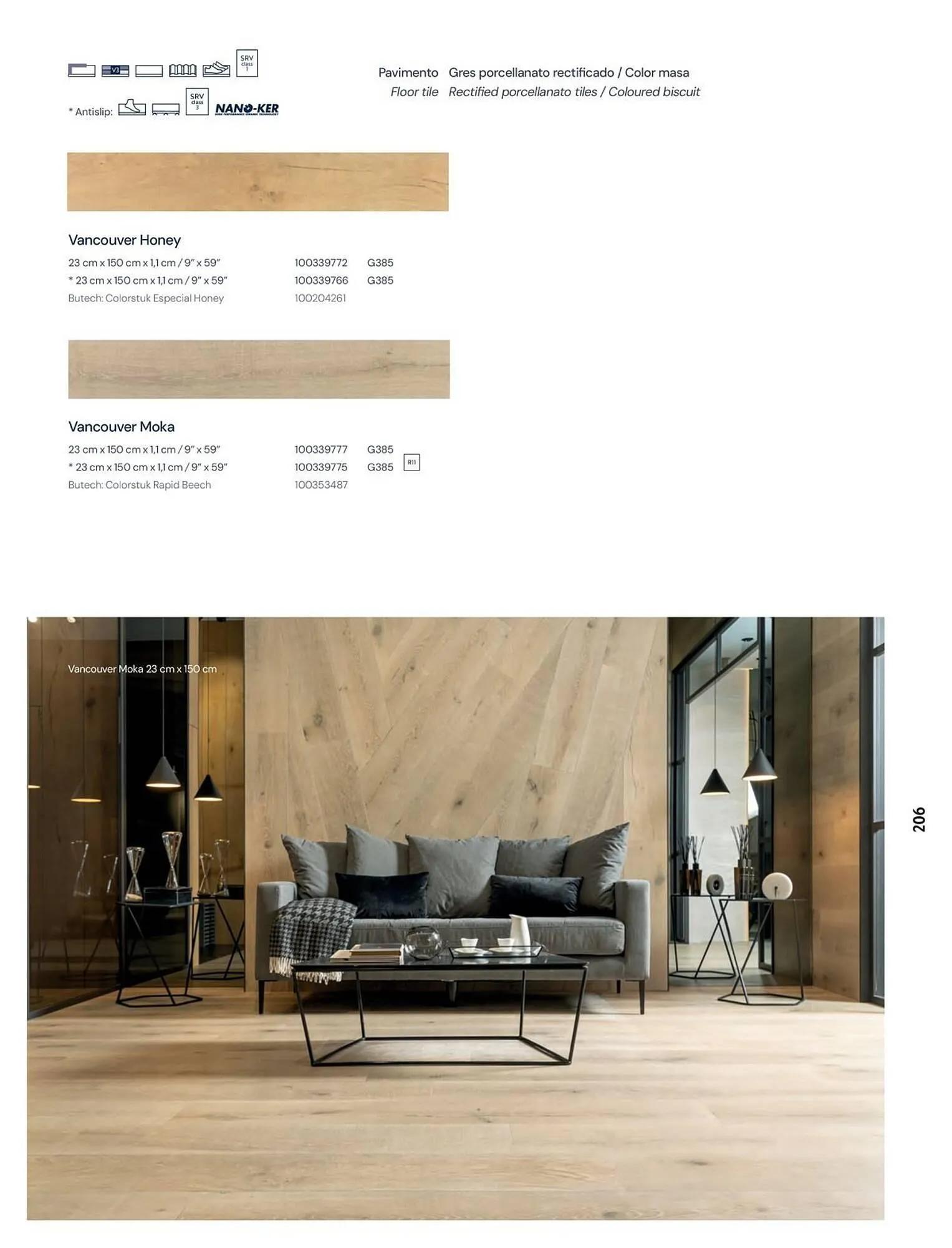 Catalogue Porcelanosa du 23 décembre au 31 décembre 2026 - Catalogue page 208