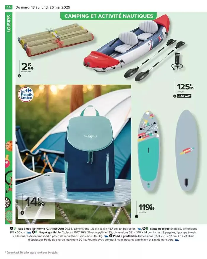 SPÉCIAL PLEIN AIR du 13 mai au 26 mai 2025 - Catalogue page 16