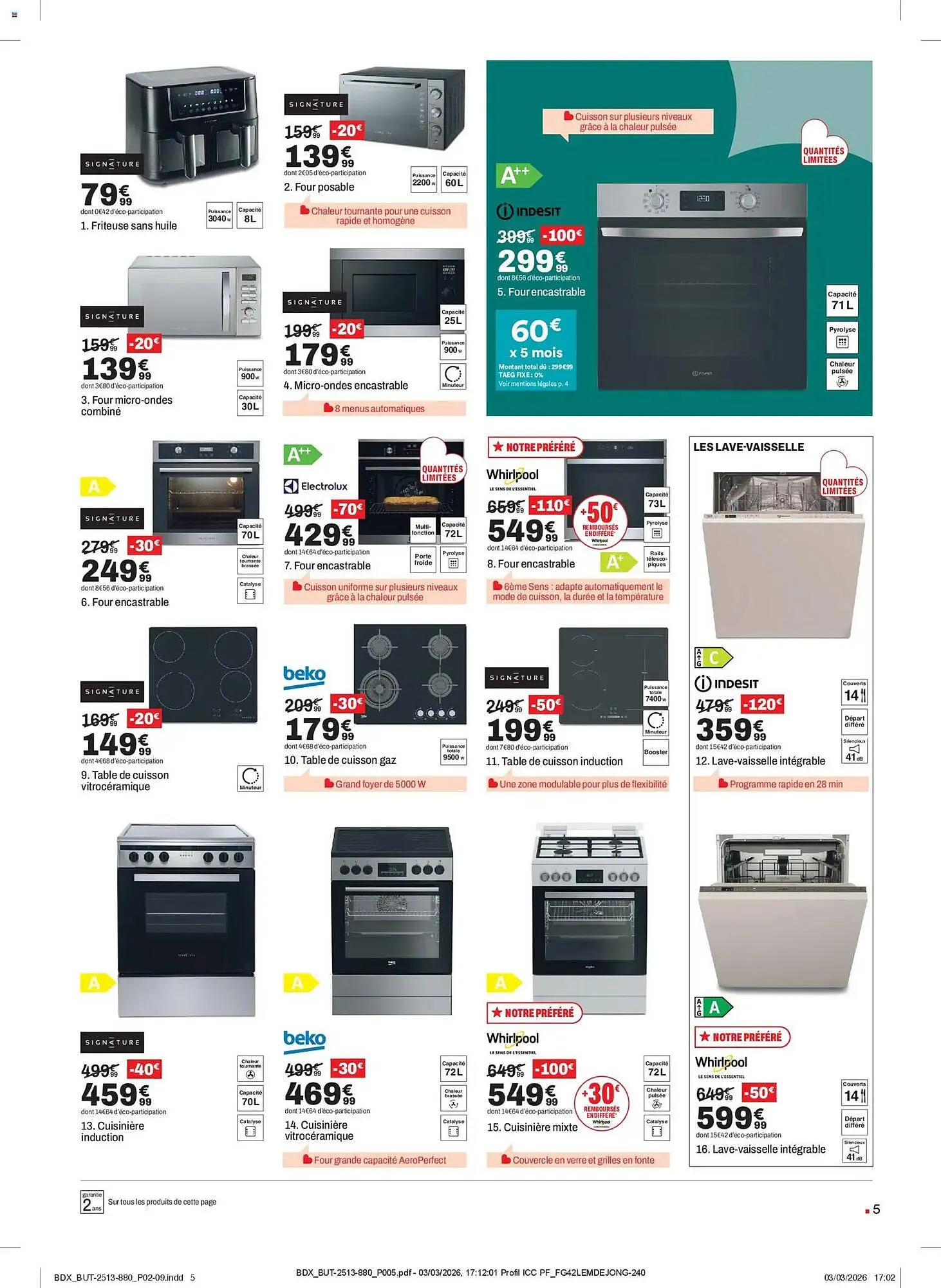 Catalogue BUT du 31 mars au 27 avril 2026 - Catalogue page 5