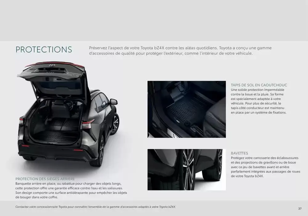 Toyota bZ4X du 24 octobre au 24 octobre 2025 - Catalogue page 37