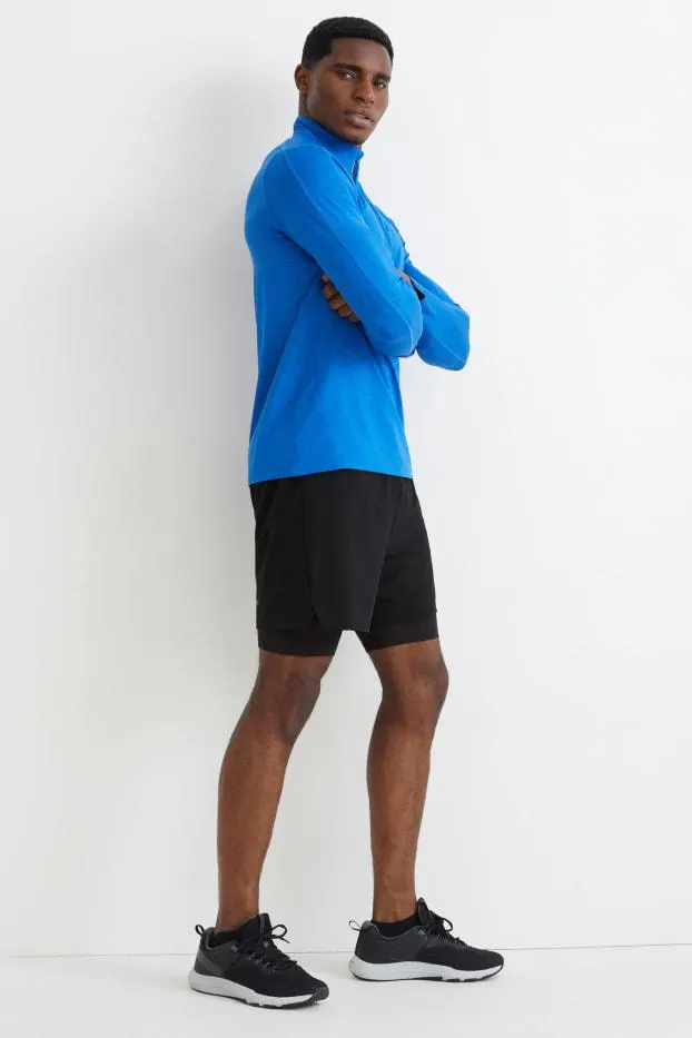 Technical shorts - 4 Way Stretch - 2-in-1 look