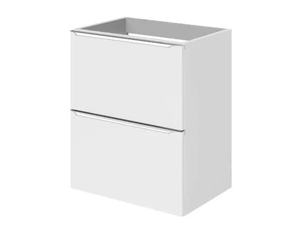 Meuble sous vasque à suspendre blanc "Idalie" L. 50 x H. 60 x P. 36 cm - Cooke and Lewis