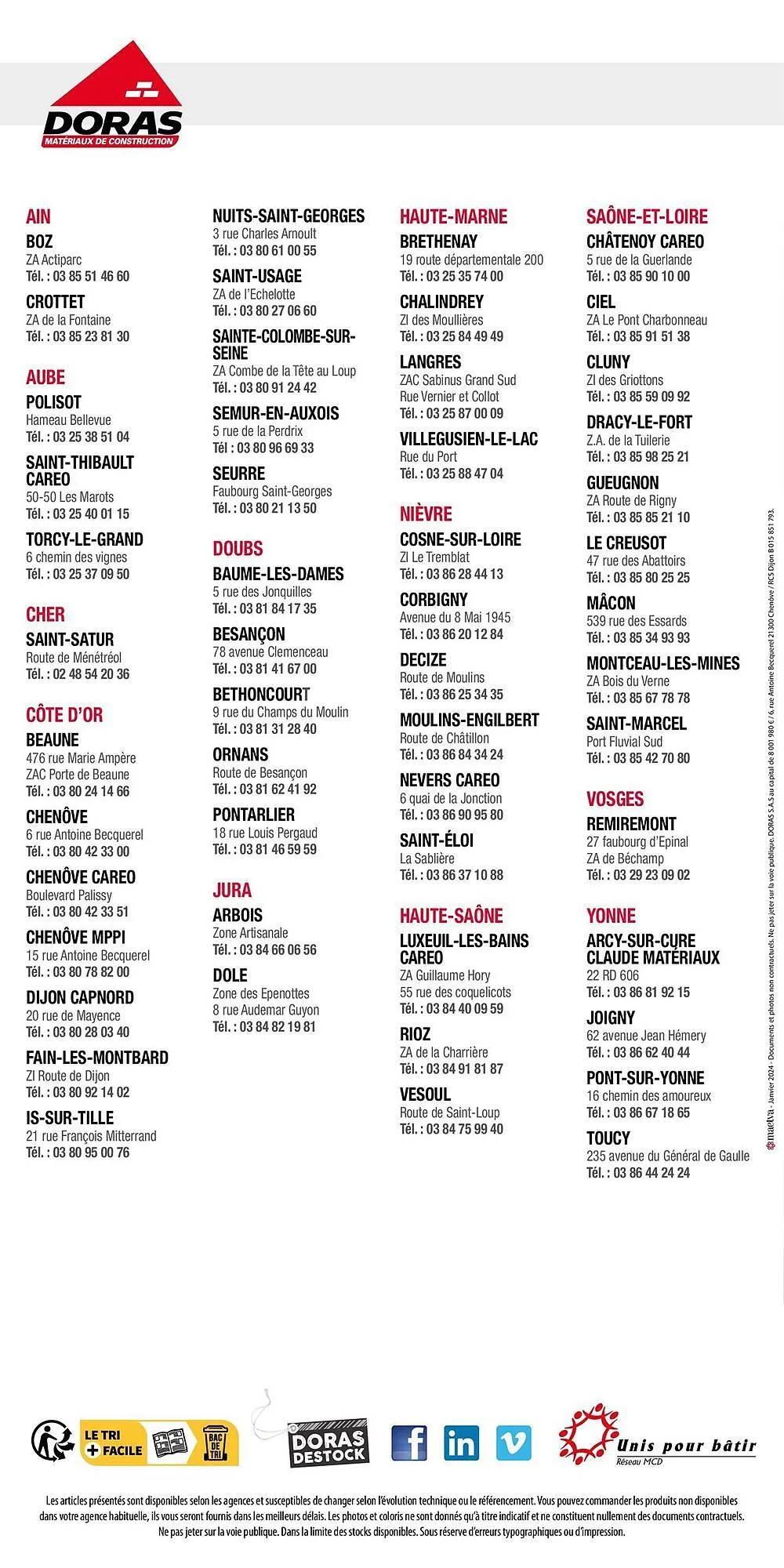 Catalogue Doras du 3 juin au 31 août 2025 - Catalogue page 104