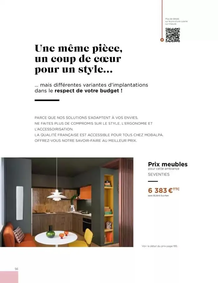 Cuisines & aménagements sur-mesure du 6 mars au 31 décembre 2025 - Catalogue page 58