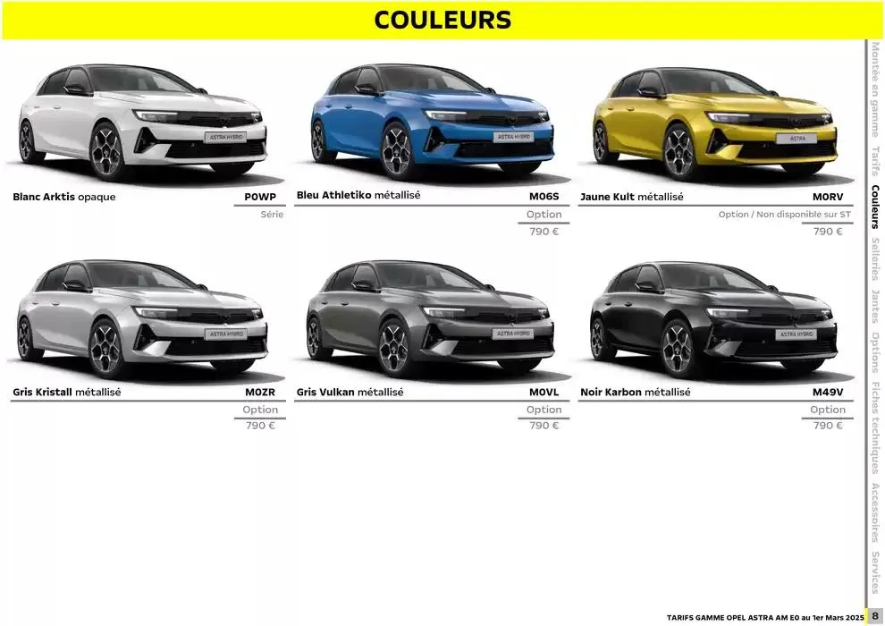 Opel Astra et Astra Sports Tourer du 5 mars au 5 mars 2026 - Catalogue page 9