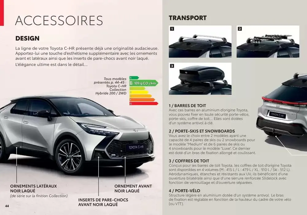 Nouveau Toyota C-HR du 15 janvier au 15 janvier 2026 - Catalogue page 44