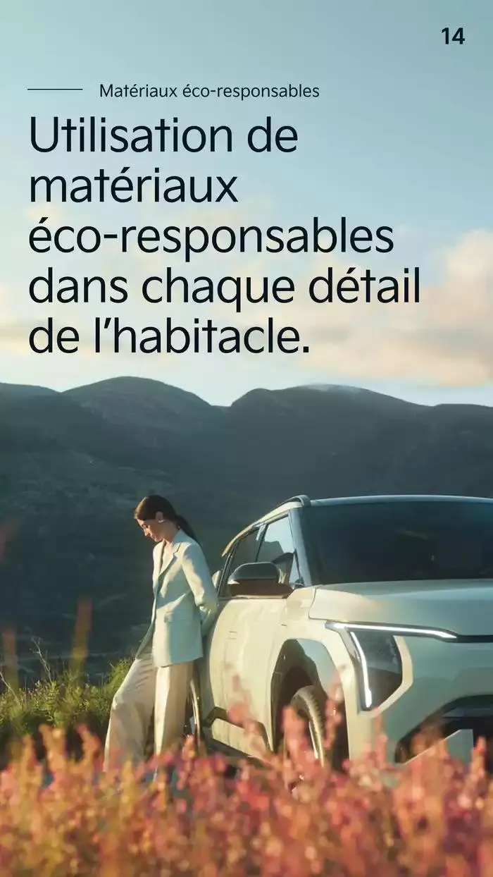 KIA Nouveau EV3 100% électrique - Brochure du 8 octobre au 29 septembre 2025 - Catalogue page 14