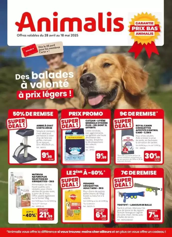 Des balades à volonté à prix légers ! du 25 avril au 18 mai 2025 - Catalogue page 1