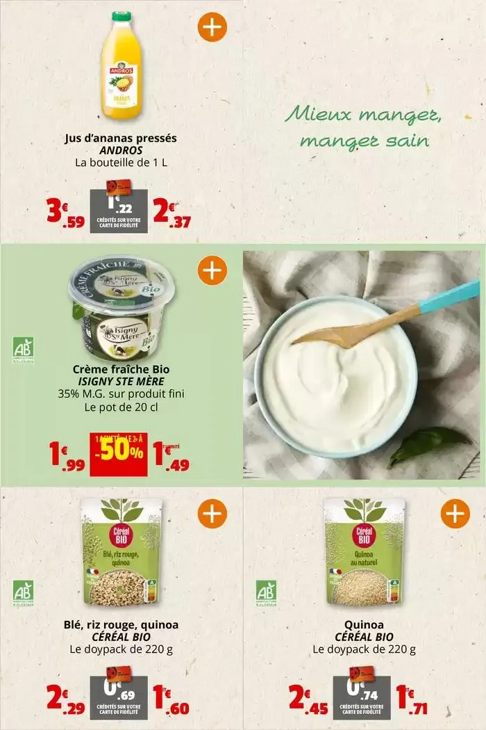 SAINES, SAVOUREUSES ET À PRIX TOUT DOUX ! du 26 mars au 6 avril 2025 - Catalogue page 6