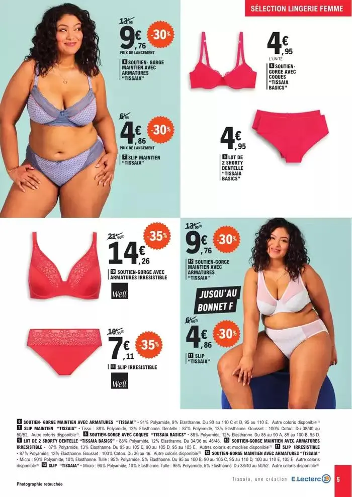 Lingerie du 19 mai au 31 mai 2025 - Catalogue page 5