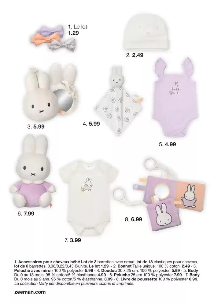 Cette semaine : tout pour nos fans de Miffy. du 11 avril au 18 avril 2025 - Catalogue page 2