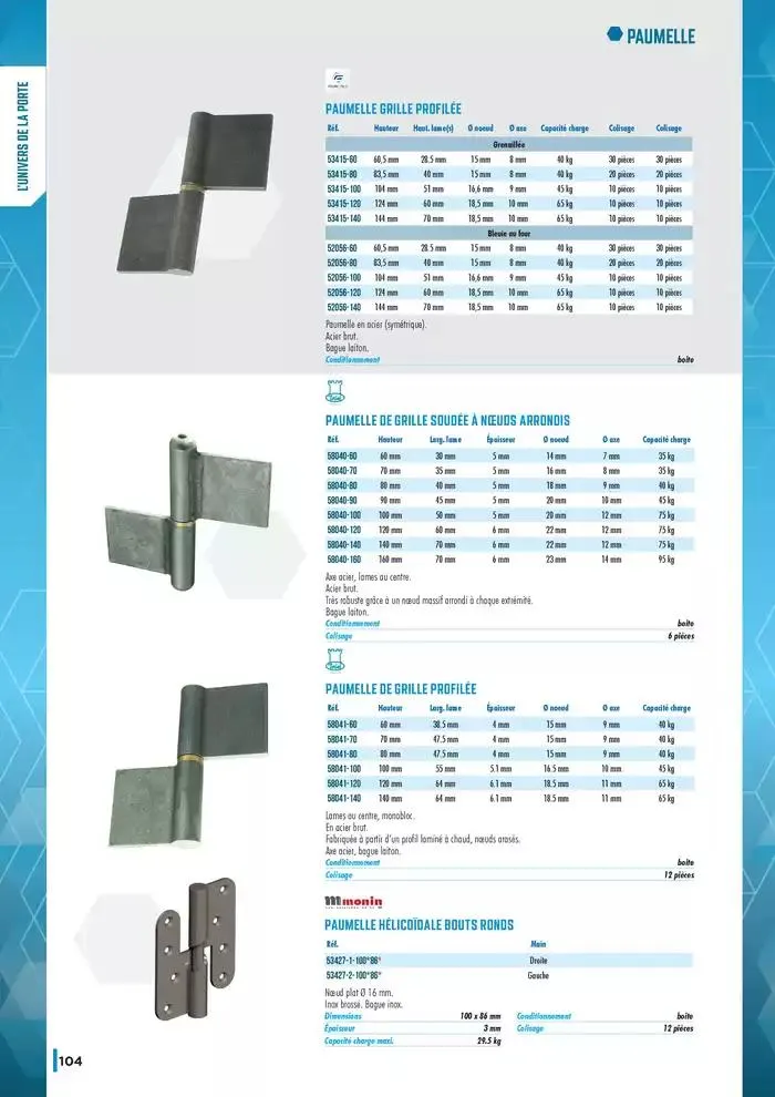Guide Quincaillerie Serrurerie 2025 - 2026 du 1 avril au 1 avril 2026 - Catalogue page 106