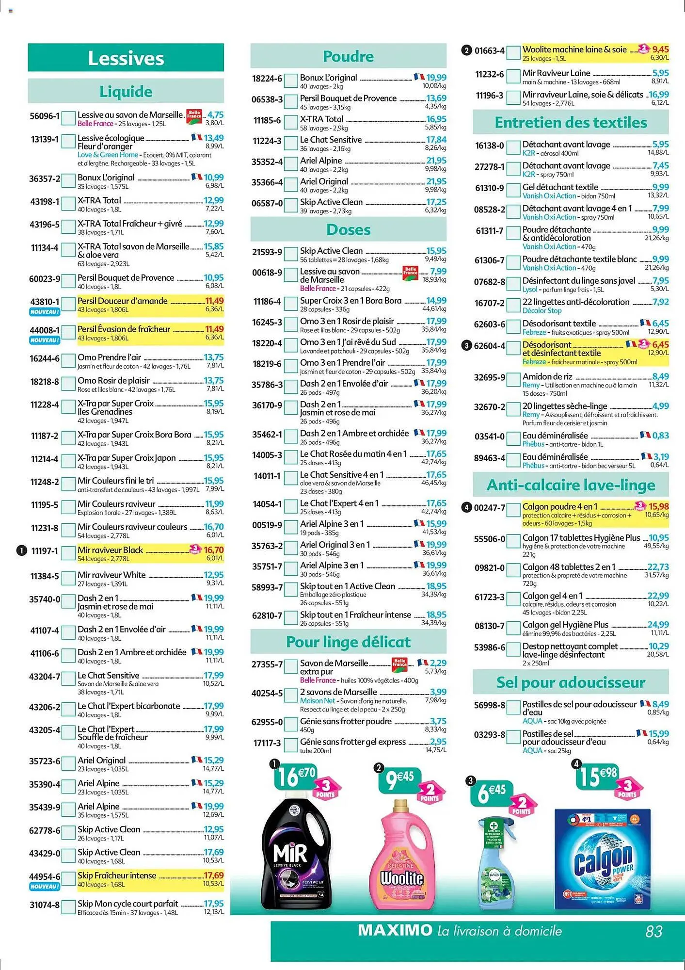 Catalogue Maximo du 24 octobre au 23 novembre 2025 - Catalogue page 83