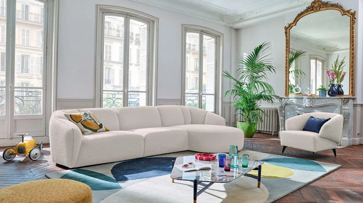 BERGAME canapé d'angle droit