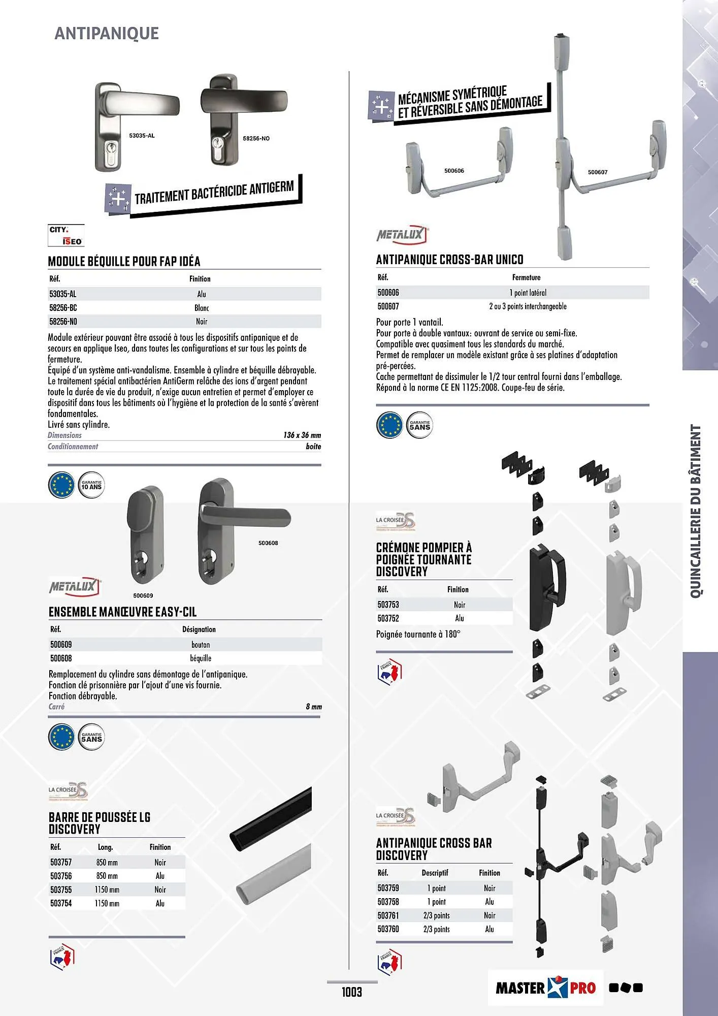 Catalogue Master Pro du 28 janvier au 30 décembre 2028 - Catalogue page 1007