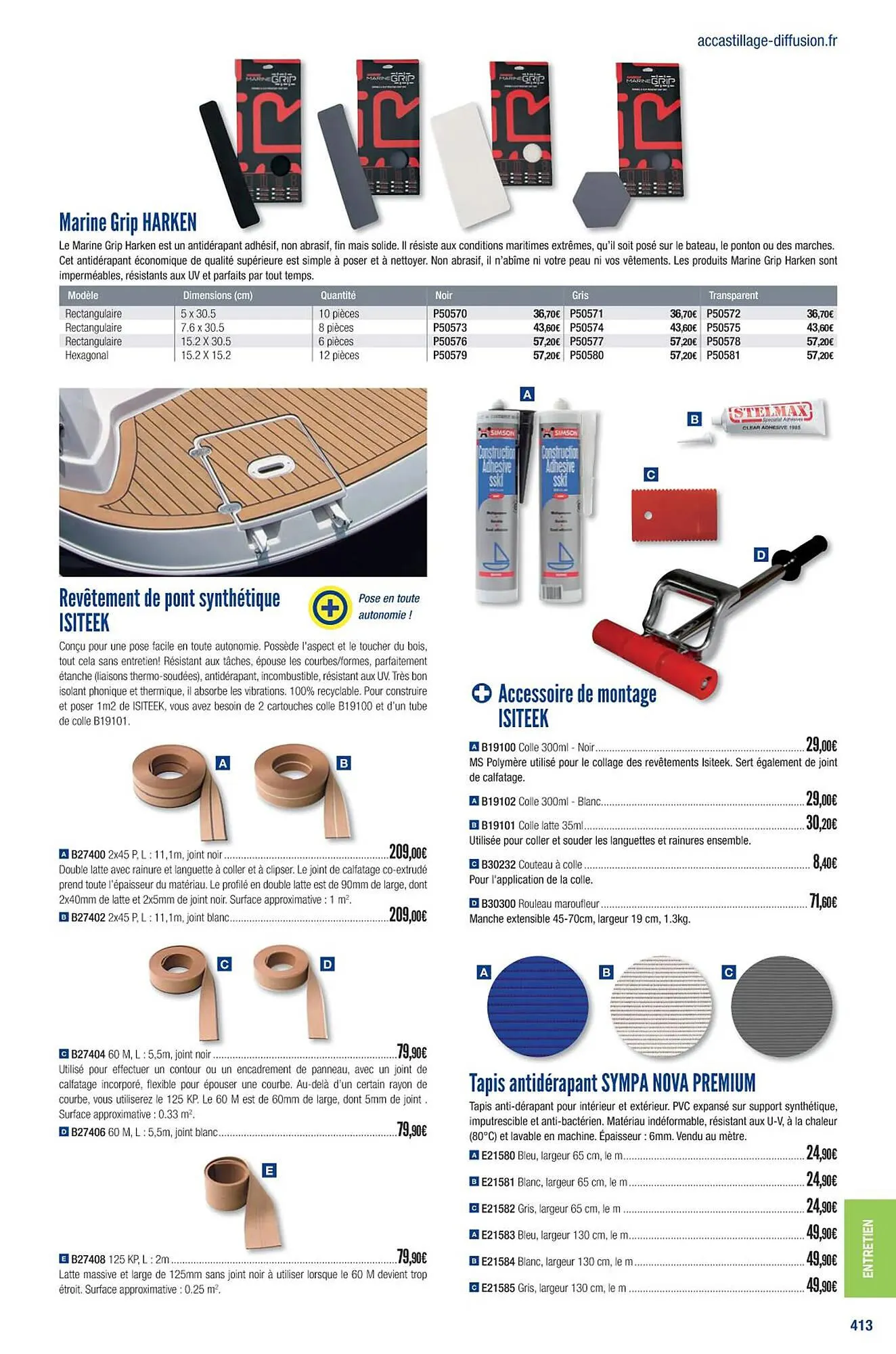 Catalogue Accastillage Diffusion du 1 mars au 31 décembre 2023 - Catalogue page 415