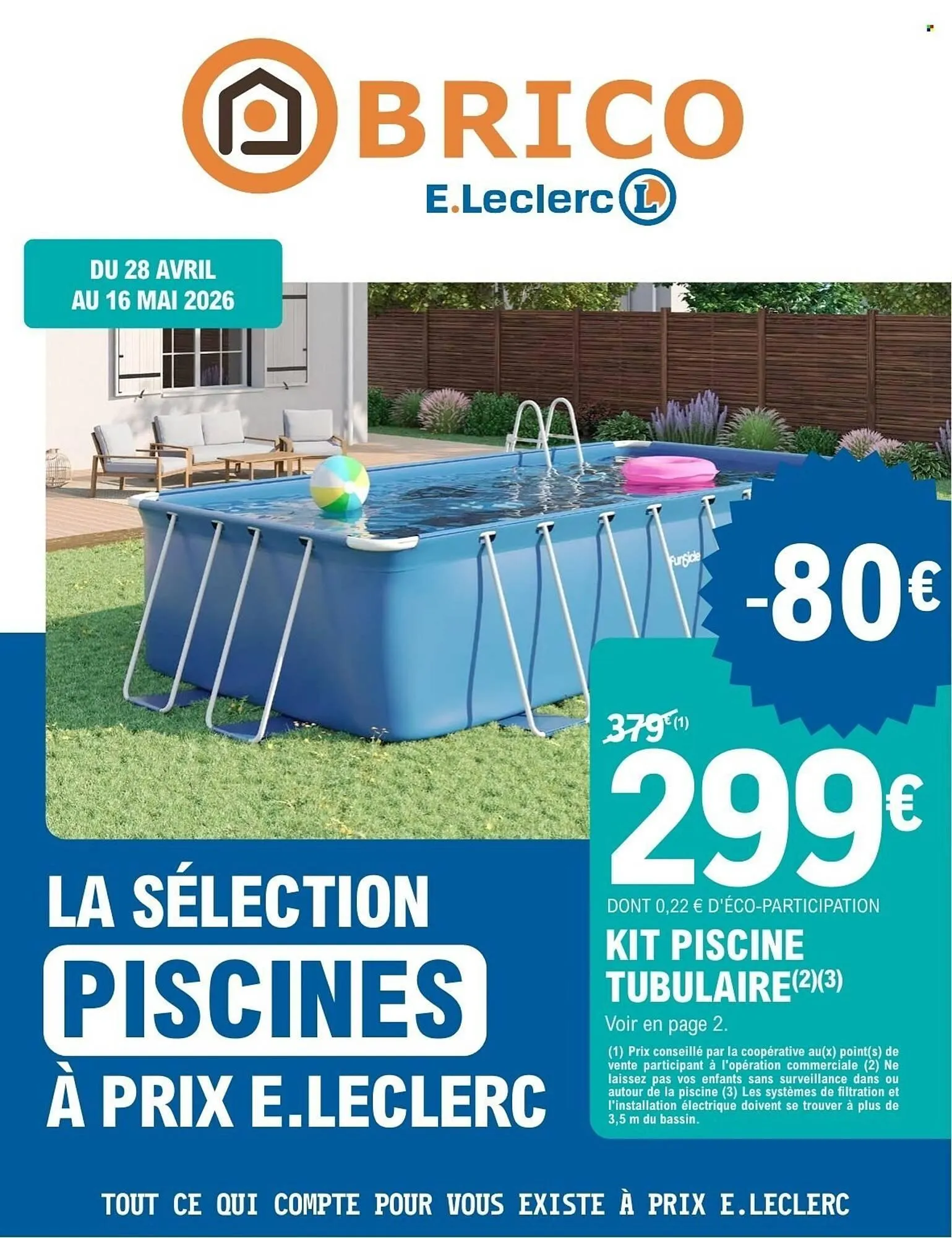 Catalogue E.Leclerc Brico du 28 avril au 16 mai 2026 - Catalogue page 1