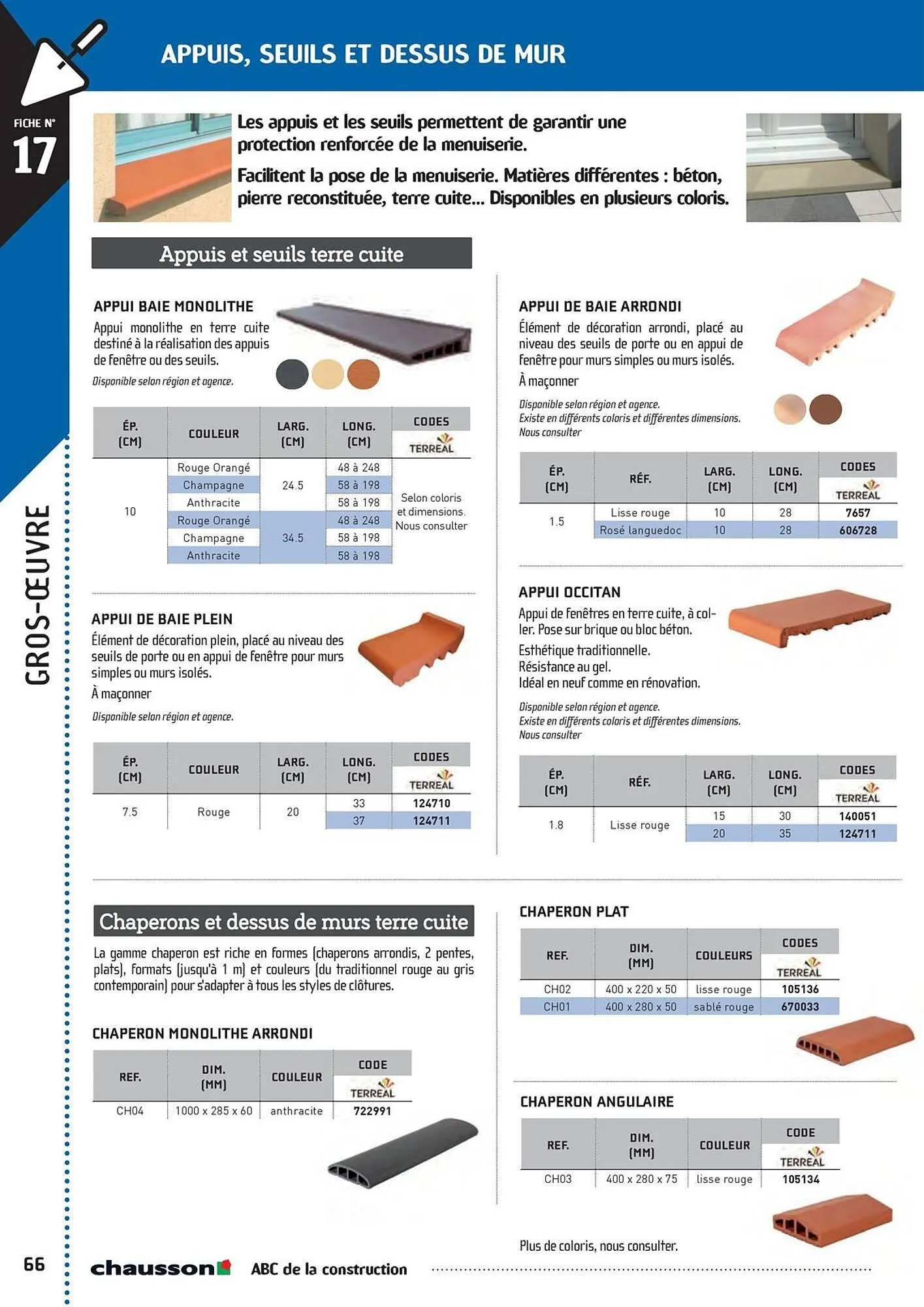 Catalogue Chausson Matériaux du 2 mai au 31 décembre 2025 - Catalogue page 68