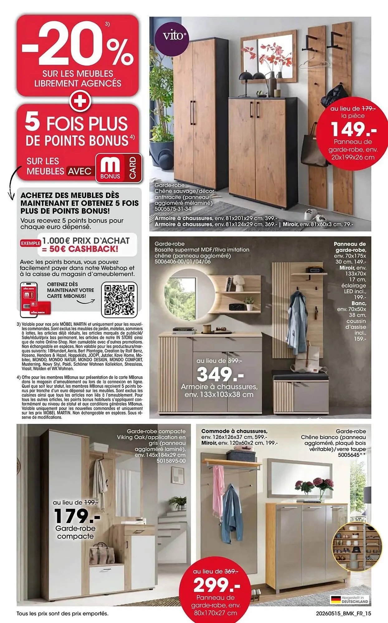 Catalogue Möbel Martin du 15 mai au 31 mai 2026 - Catalogue page 15