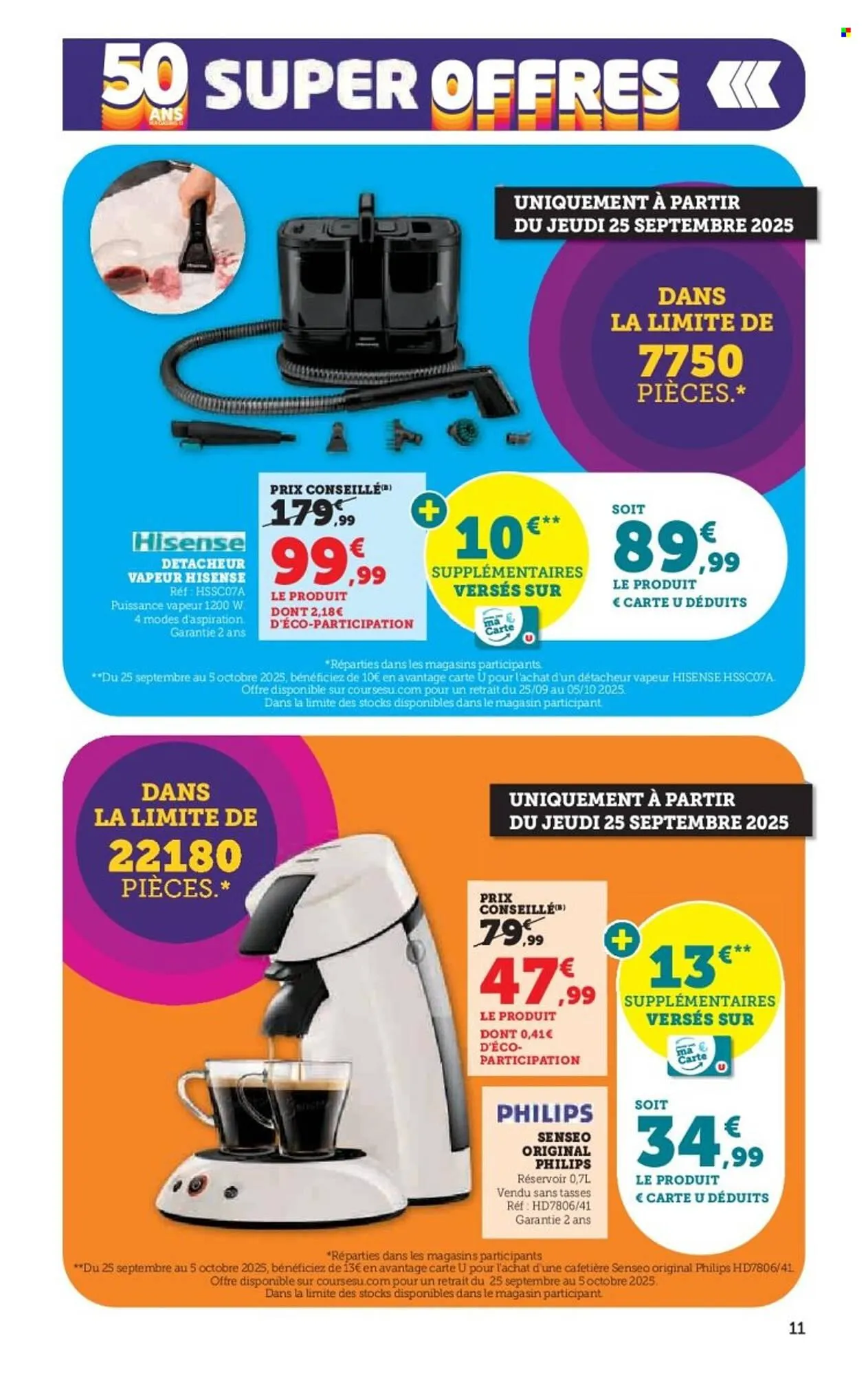 Catalogue Super U du 23 septembre au 5 octobre 2025 - Catalogue page 11