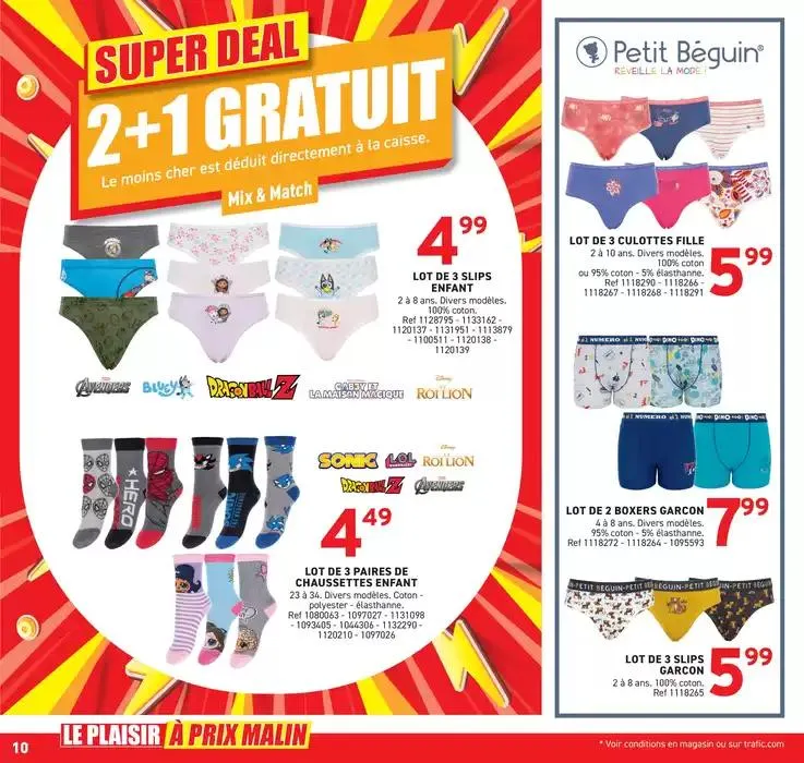 LE PLAISIR À PRIX MALIN du 25 mars au 31 mars 2025 - Catalogue page 30