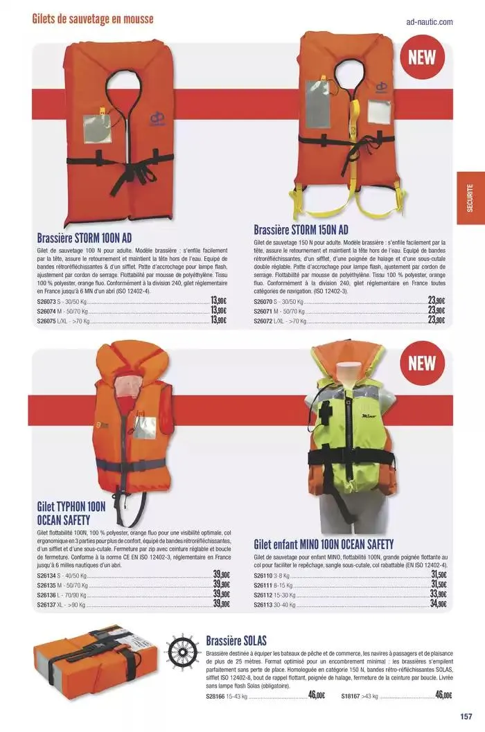 Catalogue Accastillage Diffusion 2025 du 1 janvier au 31 décembre 2025 - Catalogue page 159