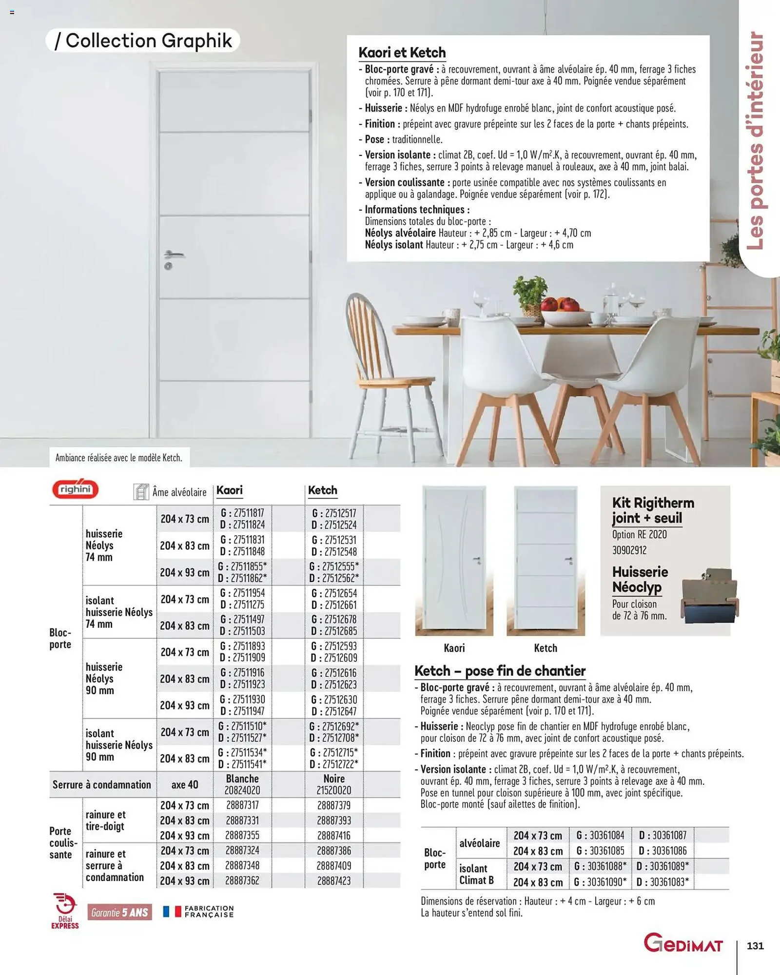 Catalogue Gedimat du 14 avril au 30 avril 2026 - Catalogue page 131