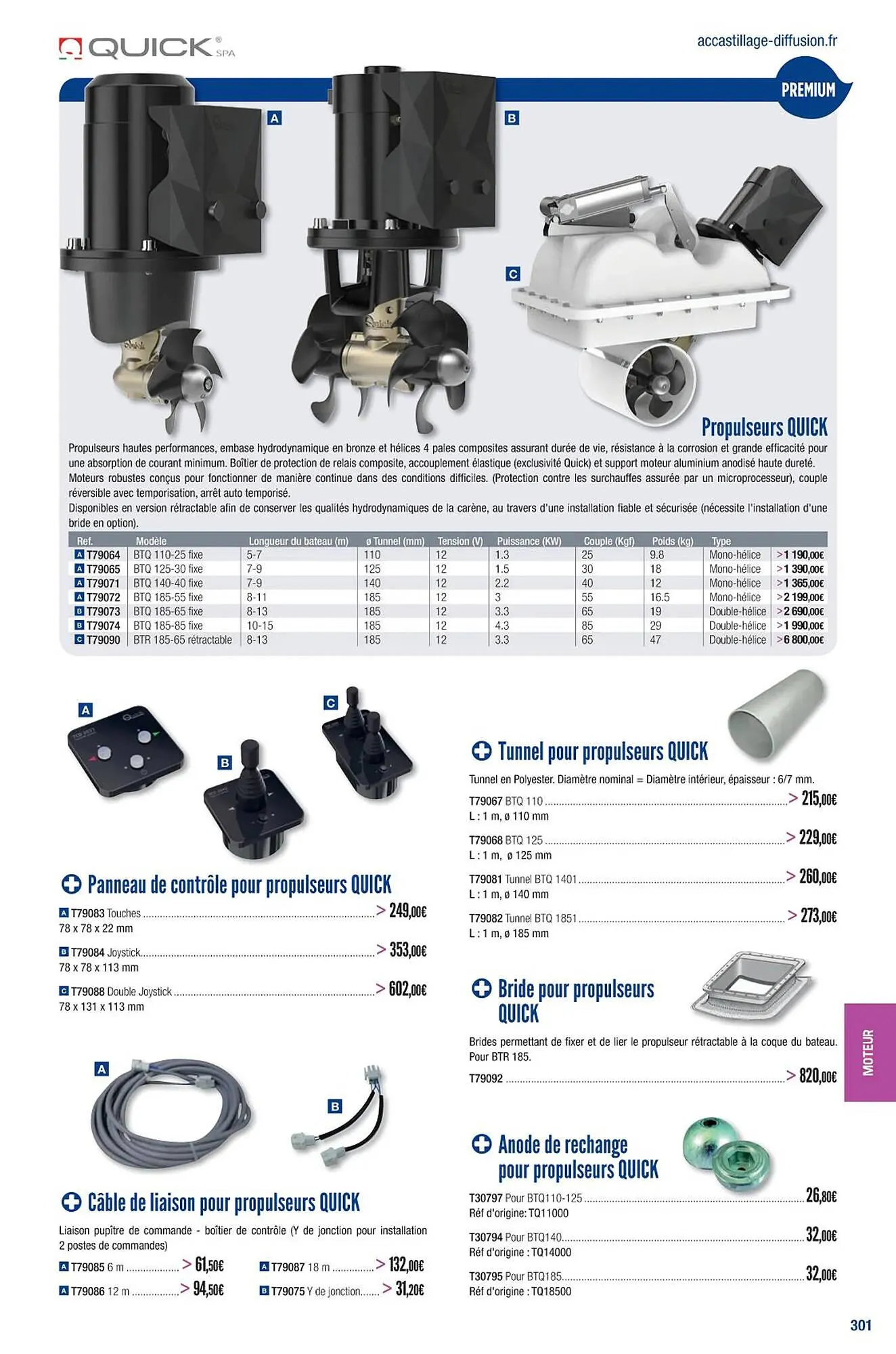 Catalogue Accastillage Diffusion du 1 mars au 31 décembre 2023 - Catalogue page 303